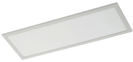 Arcchio LED Panel Enja dimmbar in Weiß aus Aluminium (1 flammig,) - Bürolampe Deckenlampe Deckenleuchte Lampe Arbeitszimmerleuchte