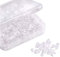 Yalis - Tappini ferma orecchini, in silicone trasparente, 1000 pezzi