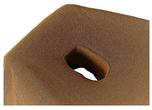 EXKLUSIV HEIMTEXTIL Massageliege Frottee Spannbettlaken mit Nasenschlitz Marke 70-80 cm x190-200 cm Sand