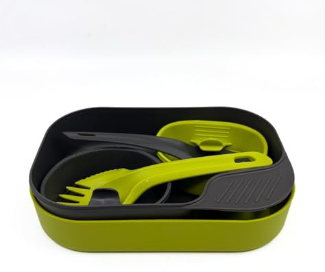 Wildo Unisex Geschirrset Camp-A-Box Duo Light, Zitrone, One Size, 6629