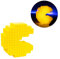PAC-MAN Lampe Pac-Man Pixel gelb, aus Kunststoff, kommt in Geschenkkarton, inkl. USB Kabel.