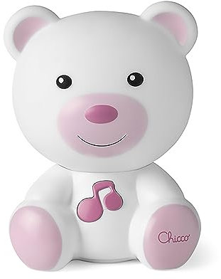 Chicco Veilleuse Dreamlight - Veilleuse Rose, Boîte avec Musique Classique et New Age Relaxante, Veilleuse de Chevet et Lampe Portable, Jouet pour Bébé 0+ Mois