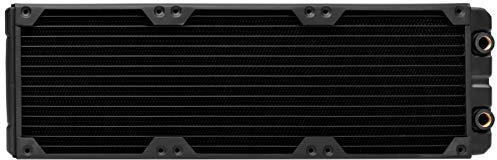 Corsair Hydro X Series XR5 420mm Water Cooling Radiator - Triple 140mm Fan Mounts, 30mm Radiator Thickness, 25 Micron Thin Cooling Fins, Premium Copper Construction, Easy installation - Black