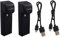 ZYGY 2Stück 3.7V 500mAh Lithium Batterie & 2Stück USB-Ladekabel für UDI U61 U61W A30 A30W Quad-Rotor-Drohne