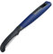 Tasty Stainless Steel Straight Swivel Peeler with Soft-touch Handle, Fruit & Vegetable Slicer Peeler, Potato Peeler with Finger Guard, Dishwasher Safe, Colour: Stainless Steel, Dark Grey & Blue