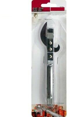 Vision4ever Stainless Steel Traditional Old Fashion Stab Can & Tin Bottle Opener Corkscrew Easy to Use