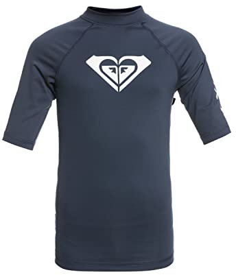 Roxy Wholehearted - Kurzärmliger Rashguard für Mädchen 8-16 Blau