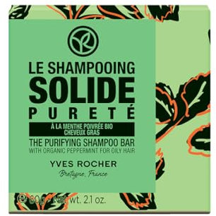 Yves Rocher GREEN HEROES Festes Shampoo Mild & Sanft - zartes Shampoo für gesunde und geschmeidige Haare - Haarseife für mehr Glanz in den Haaren (Frische)
