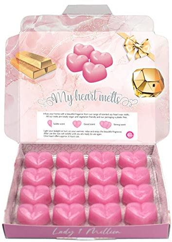Lady One Million Duftwachswürfel - Duftwachs für Duftlampe Teelicht & Elektrisch, Wax Melts aus Sojawachs, Vegan & Tierfreundlich, Raumduft Duft Wachs Aromatherapie