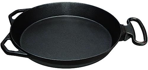 SKK große Aluguss Riesenpfanne Ø 80 cm - XXL Outdoor Bratpfanne beschichtetem Aluminiumguss mit 3 Griffe - ideal für Grillpartys - Made in Germany