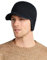 AIEOE Herren Strickmütze Winter mit Ohrenklappen Fleecefutter Dick Warm Wintermütze Weich Elastisch Outdoor Mütze mit Schirm