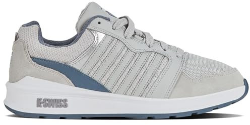 K-Swiss Rival Trainer, Scarpe da Ginnastica Uomo, Grigio Viola Argento Lampada da Parete Flint, 41 EU