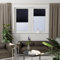 K-Home® Klebe-Plissee Schwarz Lichtschutz B50 x H210 cm