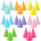 UILYNIU 24 Stück Partyhüte Geburtstag Set Bunte Partyhüte Party Kegel Hüte Papier Krone Hut Party Kegel Hüte Kinder geburtstag TröteKinder und Erwachsene Prinz Geburtstagsparty (24 Stück)