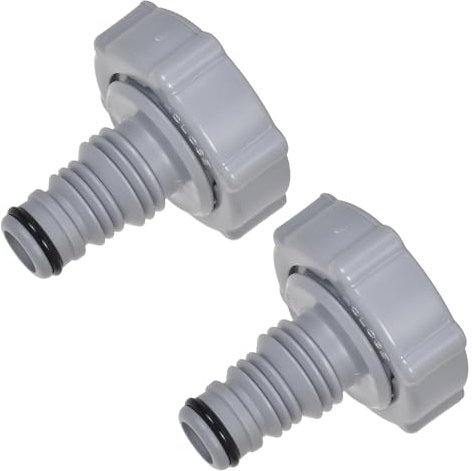 Cleminsta P6H1419 Válvula de Drenaje,Adaptador de Drenaje para Drenaje de Manguera de Piscina,Conector de Válvula de Drenaje