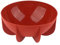 BOLAXHCA 1 moule en silicone demi-sphère, moule en silicone, forme planète, moule à gâteau, semi-circulaire, 18,5 x 18,5 x 8,1 cm, rouge brique