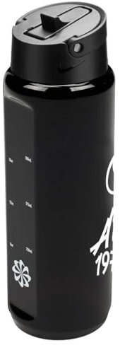NIKE TR Renew Recharge Straw Bottle 24oz Graphic - Black/Black/Malachite