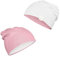 MAYLILY - Mütze - Doppelseitige Mütze - Zweifarbige Beanie - Bambusmütze - Bambuskappe - Kindermütze - Bambushaube Baby - Bambushut - (DE/NL/SE/PL, Numerisch, 42, 54, Blush pink - Cream)