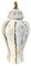 LOVIVER Vase en céramique Pot à Gingembre en Porcelaine Pot de Rangement de Collection Centre de Table pour Bureau Chambre Salon Cadeau de Mariage, S White