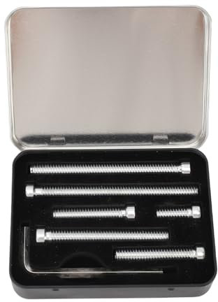 SPYMINNPOO 6 Stcs Pool -Hinweise Gewichtsschrauben Eingestellt (0,2/0,4/0,5/0,8/1,0/1,5 oz), Aluminium -Billard -Stabbalance -Balance -Schrauben für Professionelle und Amateurspieler