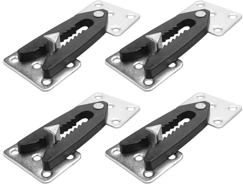 Rinteea Sofa-Verbindungsstück, 4 Stück, Metall-Sofa-Verbindungsstück, Alligator-Stil, Sektional-Couch-Verbinder