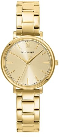 Pierre Lannier - Montre Essential - Quartz Mouvement de Montre - Epaisseur du boîtier: 7.6 mm - Largeur du boîtier: 33 mm - Acier Inoxydable - 3 ATM
