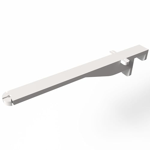 3DSR Lange Halterung, Fensterhalter für Herrnhuter Stern und Miniaturstern (Weiß, 15mm)