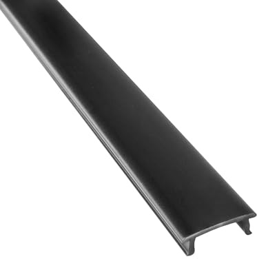 LED Abdeckung No.1 - A17-, A25-, C01-, C02- und F01-Serie - LED-Aluprofil Schwarz