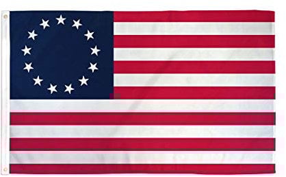 AZ FLAG Bandiera Stati Uniti 13 Stelle Betsy Ross 150x90cm - Bandiera Americana - USA 90 x 150 cm