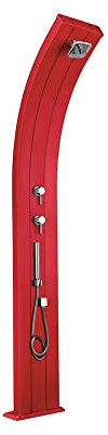 arkema Douche Solaire d'extérieur Jardin 40L Mitigeur et Douchette Mobile Dada Cherry