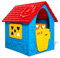 thorberg Spielhaus Kinderspielhaus blau,rosa oder grün (Made in EU) Kinderhaus (Blau)