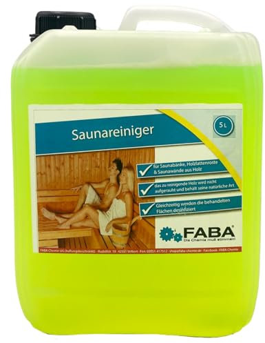 FABA Saunareiniger Konzentrat 5 Liter materialschonend