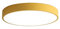 BigPinwheel Minimalist LED Bunte Macaron Deckenleuchte, nordischer moderner Stil Unterputz Kreative Deckenleuchte, 3 Farbtemperaturen, Schlafzimmer, Badezimmer, Esszimmer, Wohnzimmer (Yellow, 60cm)