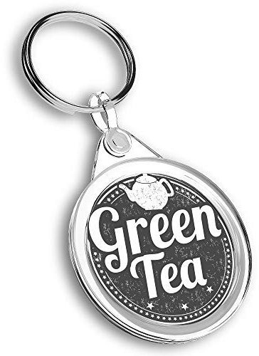 Destination Vinyl ltd 1 x Photo Keyring - Tea Healthy Organic Tea Cup |Keychain|Keyring|Charm| #40123