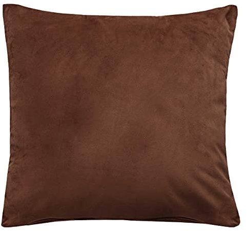 Gardinenbox Sofakissen mit Füllung »Milano« HxB 45x45 cm Taupe Dekokissen mit Komfort-Samt-Bezug und Reißverschluß mit Füllkissen Extra Weich Couchkissen, 203572