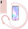 GoodcAcy Handykette Handyhülle für Xiaomi Redmi 9A,Smartphone Necklace Hülle mit Band Schutzhülle mit Kette zum umhängen Halskette Flüssig Silikon Case für Xiaomi Redmi 9A,Pick
