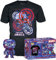 Captain America Marvel Patriotic Age (Art Series) - Pop! & Tee Männer Funko Pop! Standard M