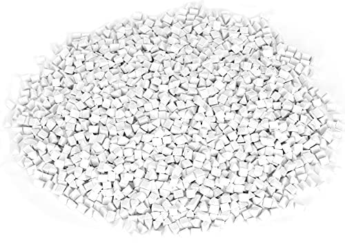 4mm Keramikschleifkörper, 500g Poliergranulat Dreieck Keramische Füllmedien Schleifmittel Polishing Ceramic Triangle Abrasive zur Verwendung in vibrierenden Tumblern oder rotierenden Tumblern