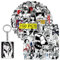 GTOTd Junji Ito Tomie Stickers Aufkleber (100 Stück Mit Keychain Dekor) Gifts Geschenke Horror Comics Vinyl Decals Party Supplies für Laptop Wohnzimmer Skateboard Graffiti