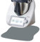 SkingHong Support pour Thermomix TM6 TM5 TM31 TM Friend Accessoires – Planche coulissante et antidérapante, réutilisable pour robot de cuisine Vorwerk TM5 TM6 Gris