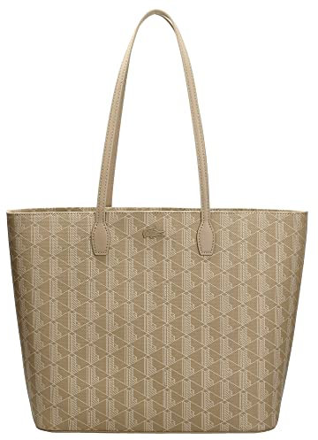 Lacoste Damen Nf4208dg Einkaufstasche, Viennois, Beige