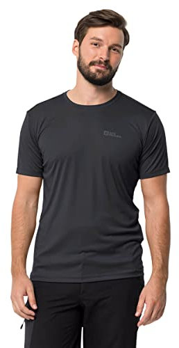 Jack Wolfskin Herren Tech M T Shirt Shortsleeve, Phantom, XL EU