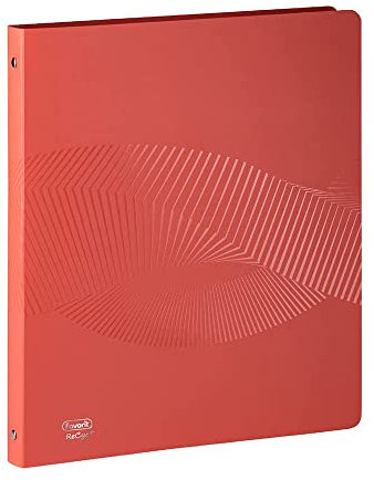 Favorit Raccoglitore Osmose, 22 x 30 cm, 4 Anelli Tondi da 15mm, Polipropilene Opaco Riciclato, Certificazione Blu Angel, Arancione