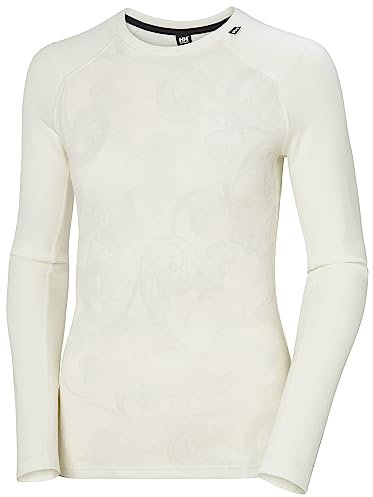 Damen Helly Hansen W Lifa Merino Midw Gra Crew, Weiß, XL