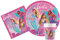 Ciao- Kit Table Fête Party Barbie Fantasy pour 8 Personnes (36 pièces: 8 Assiettes Ø23cm, 8 gobelets, 20 Serviettes), Uni, AZ041, Rose