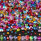 636pcs Glass Beads for Jewelry Making, Colourful Crystal Beads Loose Bead with Hole Drilled for DIY Craft Bracelets, Necklace, Earrings