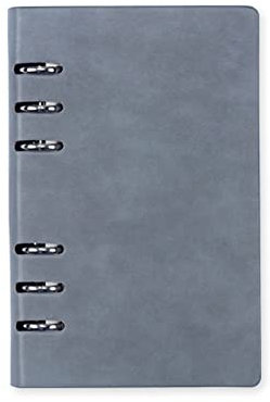 Taccuino Tascabile A6 / A5 / B5 Spirale Notebook Personal Travel Diario Settimanale Business Binder Business Binder Book 6 Rings Planner Organizer Cancelleria Sketchbook Taccuino A5 ( Color : Light Gr