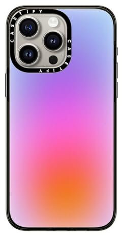 CASETiFY Compact Case for iPhone 15 Pro Max [2X Military Grade Drop Tested / 4ft Drop Protection] - Color Cloud - Clear Black
