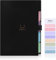 SKYDUE Fächermappe, Mappe Mit Fächern, Dokumentenmappe A4 Mit Etiketten, Ordnungsmappe Mappen Ordnersystem, Document Organizer Für Zuhause, Büro, Schule Und Auf Reisen(Schwarz)