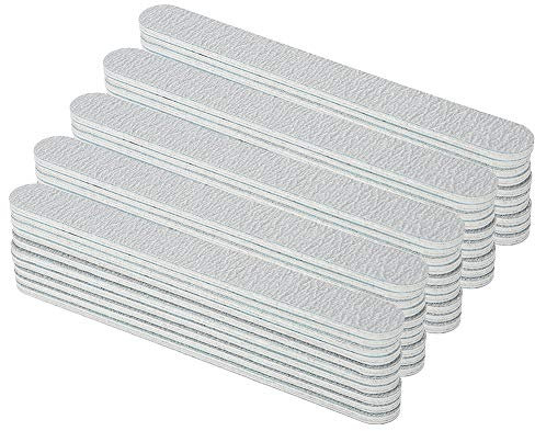 Buffer per Lima per Unghie da 50 Pezzi, Blocchi di Lucidatura per Levigatura Riutilizzabili Lima per Unghia Buffer per Nail Art con Carta Vetrata Dritta per Salone, Casa